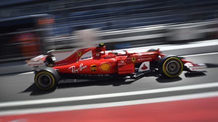 Kimi Räikkönen a signé le meilleur temps des essais libres 1 du GP de Russie à Sotchi. (ALEXANDER NEMENOV / AFP)