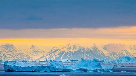 Un iceberg au Groenland (Danemark), le 7 mai 2021. (ULRIK PEDERSEN / NURPHOTO)