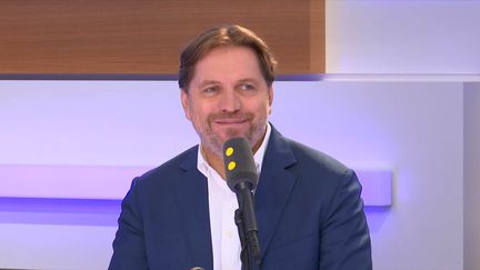 Eric Leandri, le président de Qwant, était l'invité de franceinfo vendredi 7 juin 2019.&nbsp; (FRANCEINFO)