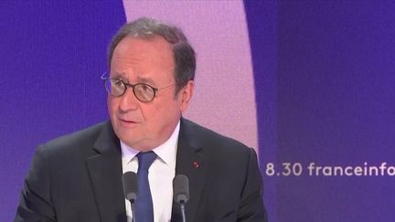 L'ancien président François Hollande, député PS de Corrèze, le 18 décembre 2024 sur franceinfo. (FRANCEINFO / RADIO FRANCE)