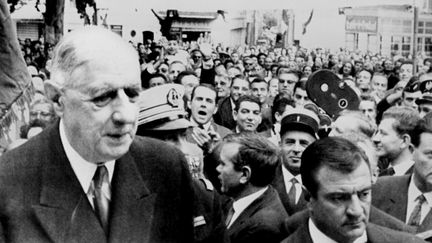 Le général de Gaulle, président de la République à Apt, le 25 septembre 1963. (AFP)