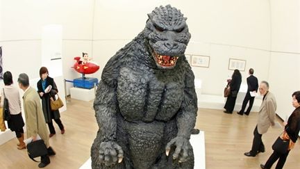 Représentation de Godzilla au Centre d'art national de Tokyo, le 20 juin 2007. (AFP - Yoshikazu TSUNO.)