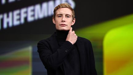 Jonas Vingegaard lors de la présentation du Tour de France 2024, le 25 octobre 2023. (ANNE-CHRISTINE POUJOULAT / AFP)