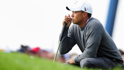 Tiger Woods en pleine concentration