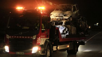 Nuit de violence à moirans (Isère), le 20 octobre 2015. (XAVIER VILA/SIPA)