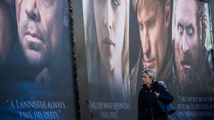 A Stockholm, une publicité pour "Game of Thrones"
 (Jonathan Nackstrand / AFP)