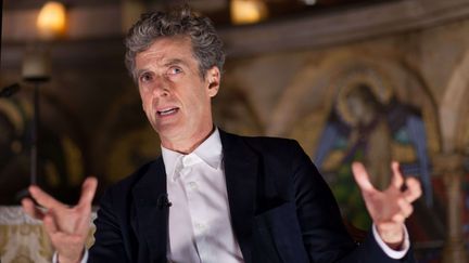 L'acteur &eacute;cossais Peter Capaldi, ici &agrave; Londres, le 27 novembre 2012, incarnera le douzi&egrave;me docteur Who. (TOM OLDHAM / REX FEATURES / SIPA)