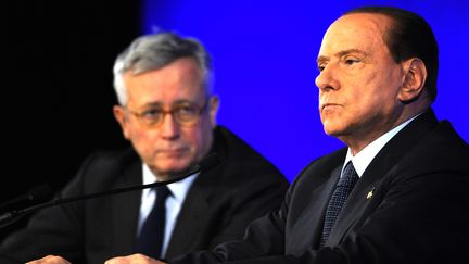 Le premier ministre italien Silvio Berlusconi lors du sommet du G20 de Cannes, vendredi 4 novembre 2011. (DYLAN MARTINEZ / REUTERS)