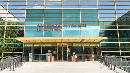 Le campus de l'Université de Bourgogne, à Dijon&nbsp;(Côte-d'Or), le 27 avril 2020. (MAXPPP)