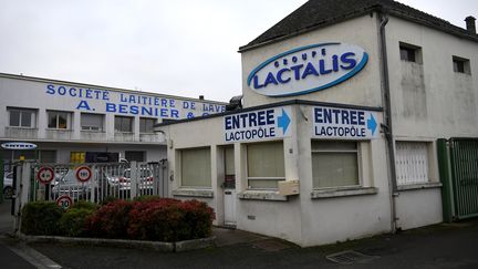 Le siège du groupe Lactalis, à Laval (Mayenne), le 12 janvier 2018. (DAMIEN MEYER / AFP)