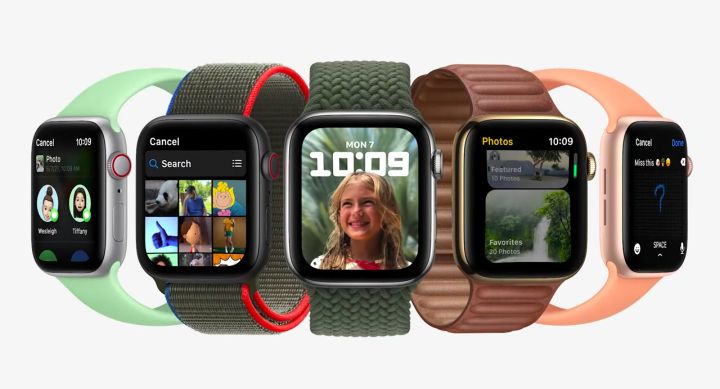 Les différentes nouveautés disponibles sur les montres connectées d'Apple. (APPLE)