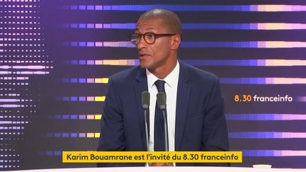 Karim Bouamrane, maire PS de Saint-Ouen (Seine-Saint-Denis), invité de franceinfo, le 2 septembre 2024. (FRANCEINFO / RADIO FRANCE)