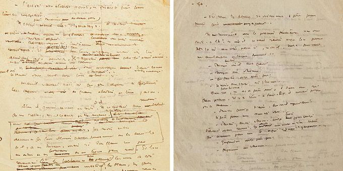 PAges manuscrites du Petit Prince, Antoine de Saint-Exupery
 (Arcurial)