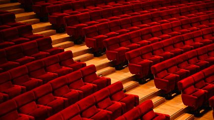 Illustration salle de spectacle vide.&nbsp; (SEBASTIEN BOZON / AFP)