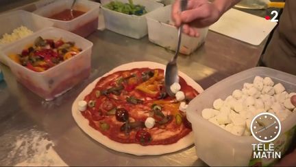 Pizza végétale&nbsp; (France 2)