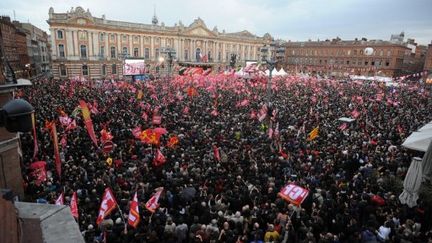 La place du Capitole (Toulouse), le 5 avril 2012. (AFP - Pascal Pavani)