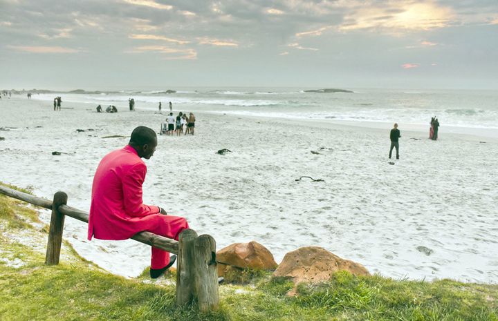 La plage de Camps Bay avec son sable fin. (Géo  Thierry Suzan)