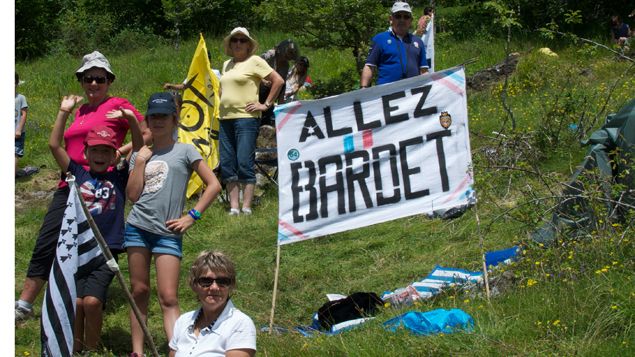 &nbsp; (Romain Bardet est très apprécié de fans cette année © RF/BS)