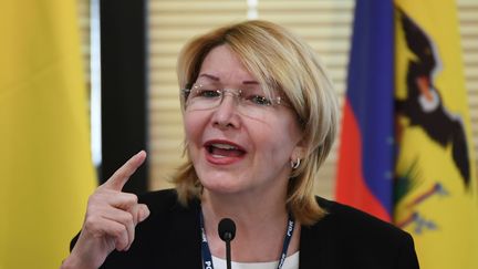 L'ex-procureure du Venezuela Luisa Ortega, limogée par l'assemblée constituante acquise au président Nicolas Maduro, a fui au Brésil, le 23 août 2017. (EVARISTO SA / AFP)