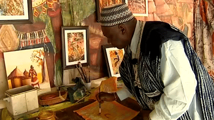 Abdoulaye Seck au travail à Saint-Menoux
 (France 3)