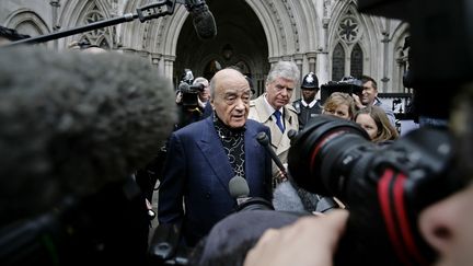 Mohamed Al-Fayed in London, October 2, 2007. (LEON NEAL / AFP)