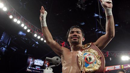 Manny Pacquiao, vainqueur de son dernier combat