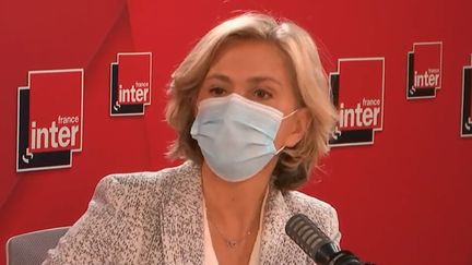 Valérie Pécresse, candidate des Républicains à l'élection présidentielle de 2022 sur France Inter, le 6 décembre 2021. (FRANCEINTER / RADIOFRANCE)