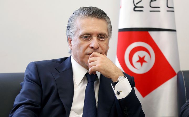 Nabil Karoui, homme d'affaires et propriétaire de la chaîne Nessma TV (REUTERS - ZOUBEIR SOUISSI / X02856)