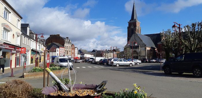 &nbsp;La commune de Crèvecoeur-le-Grand (Oise), 3 600 habitants. (BENJAMIN  ILLY / FRANCE-INFO)