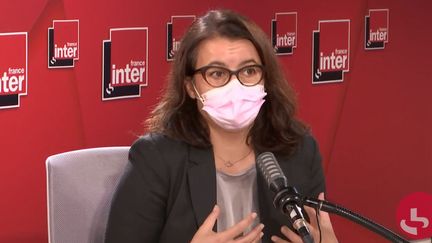 Cécile Duflot, directrice générale d'Oxfam France, le 7 décembre sur France Inter. (FRANCEINTER / RADIOFRANCE)