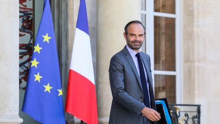 Le Premier ministre français, Edourad Philippe, à la sortie du conseil des ministres le 18 juin 2018.&nbsp; (LUDOVIC MARIN / AFP)