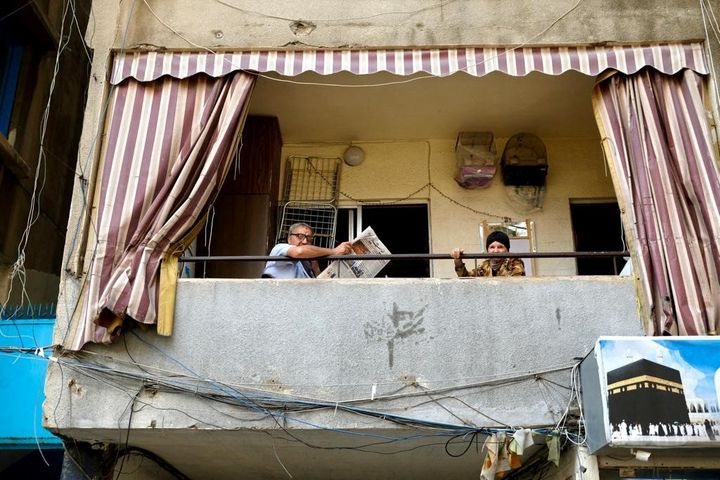 Dans le quartier populaire de Khan Dak al Ghamik, à Beyrouth. (NATHANAEL CHARBONNIER / FRANCE-INFO)