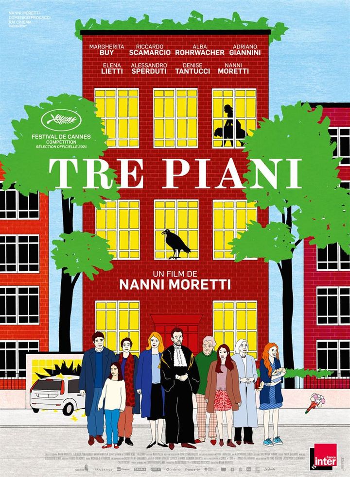 L'affiche de "Tre Piani" de Nino Moretti (2021). (LE PACTE)