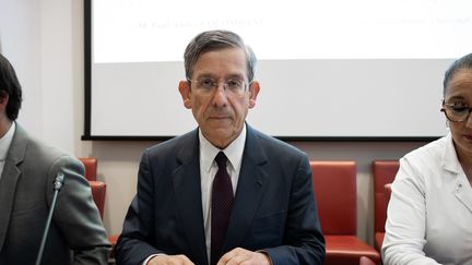 Charles de Courson, rapporteur de la commission des Affaires sociales de l'Assemblée nationale, 31 mai 2023. (ALEXIS SCIARD/MAXPPP)