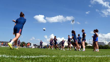 L'équipe de France féminine de rugby en stage à Ploufragan,&nbsp;en Bretagne dans le département des Côtes-d'Armor, le 1er juin 2017 (illustration) (NICOLAS CR?ACH / MAXPPP)