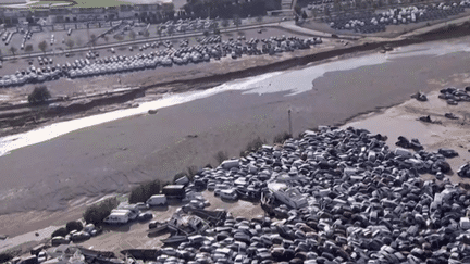 Inondations en Espagne : vu du ciel, un territoire défiguré