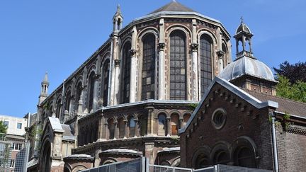 La chapelle Saint-Joseph - datant du XIXe siècle, cet édifice de Lille (59) est voué à être démoli. (ANNE-SOPHIE HOURDEAUX / LA CROIX DU NORD)