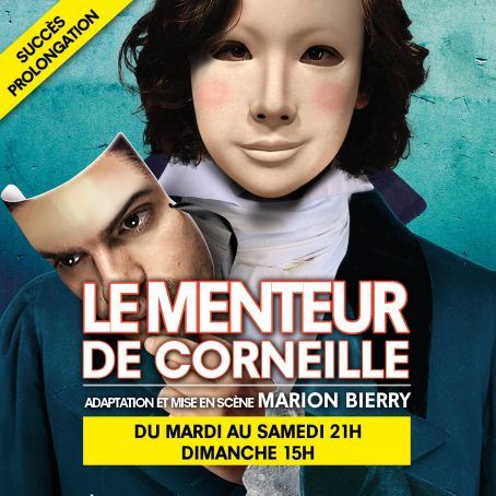 Affiche du menteur au Théâtre de Poche (DR)