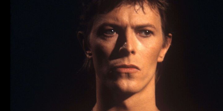 David Bowie dans un show télévisé américain en 1977.
 (ITV/REX/REX/SIPA)