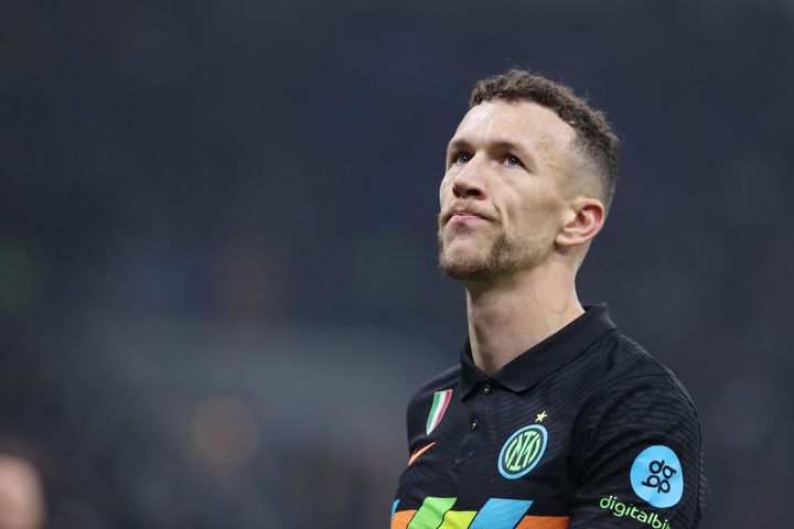 After their victory over Sheriff Tiraspol on October 19, 2021 at Giuseppe Meazza Stadium in Milan, Italy, Ivan Perisic and his teammates will try to bounce back in the league.  (FABRIZIO CARABELLI / LIVEMEDIA)