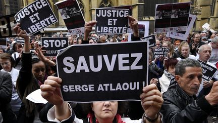 &nbsp; (Rassemblement à Metz samedi contre l'exécution de Serge Atlaoui © Maxppp)