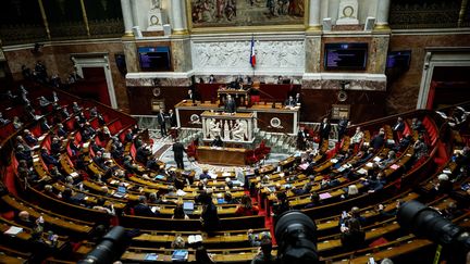 L'hémicycle de l'Assemblée nationale, le 29 octobre 2020. (MAXPPP)