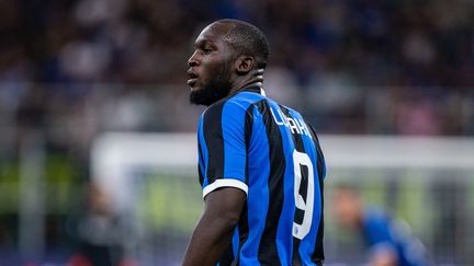 L'attaquant de l'Inter Milan Romelu Lukaku a été la cible de "cris de singe", lors d'un match à Cagliari. (ALESSIO MORGESE / DPPI MEDIA / AFP)