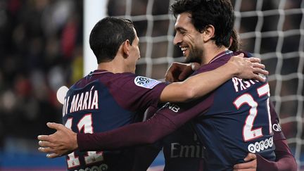 Angel Di Maria et Javier Pastore sur le terrain avec le PSG, une image moins fréquente que par le passé