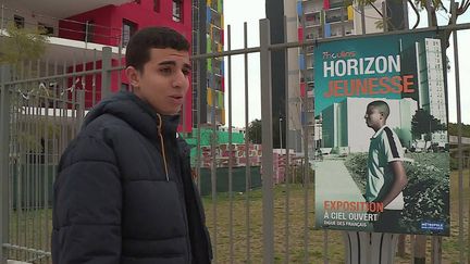 
L'humoriste Abdelhakim Madi dans son quartier des Moulins à Nice&nbsp; (France Télévisions)