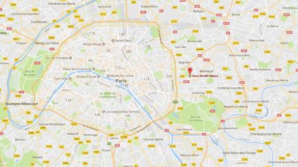 Deux personnes ont été placées en garde à vue mercredi 27 septembre à Montreuil (Seine-Saint-Denis) lors d'une opération de police pour déloger des manifestants qui bloquaient une usine qu'ils accusent d'être toxique.&nbsp; (GOOGLE MAPS)