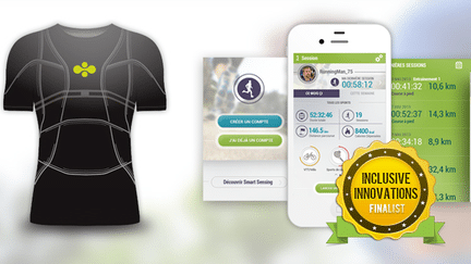  ("D-shirt", un t-shirt connecté © Cityzen Sciences)