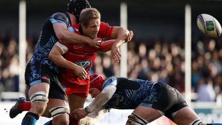 Jonny Wilkinson pris dans la défense d'Exeter