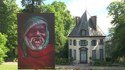 L'un des clichés de Robert Jourdain exposé au parc Bargoin, Chamalières (Puy-de-Dôme).&nbsp; (France 3 Auvergne)