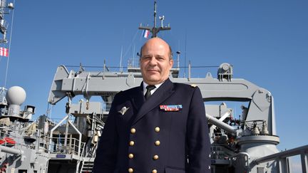 L’amiral Christophe Prazuck, chef d'État-major de la Marine, le 5 juillet 2018 à Brest. (CLAUDE PRIGENT / MAXPPP)